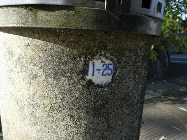 1963年生まれの電柱(倭姫宮参道にて)