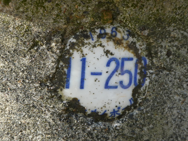 1963年生まれの電柱(倭姫宮参道にて)