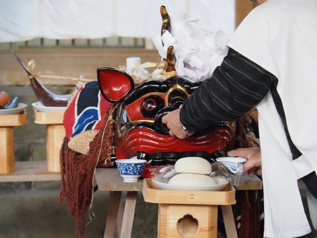 上社の御頭神事（伊勢市辻久留）