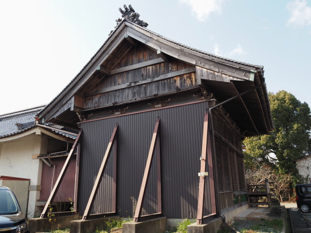 瘡守(かさもり)稲荷、法住院境内(伊勢市浦口)
