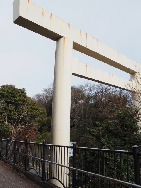 御幸道路の大鳥居
