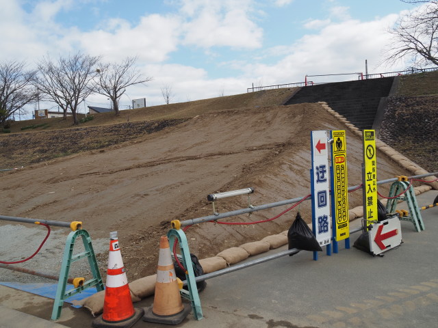 お木曳のために整備される「どんでん場」
