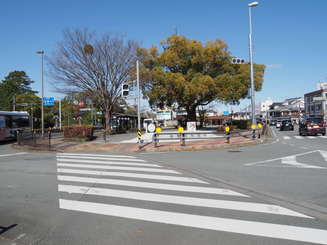 外宮前に設置されたサイクリングルート太平洋岸自転車道のPRモニュメント