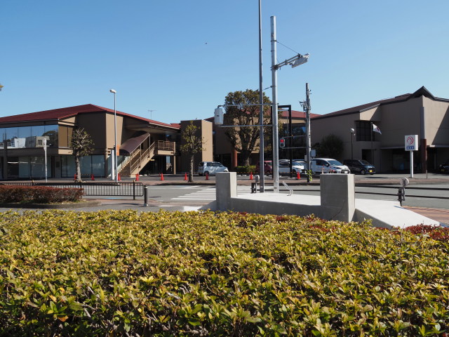 外宮前に設置されたサイクリングルート太平洋岸自転車道のPRモニュメント